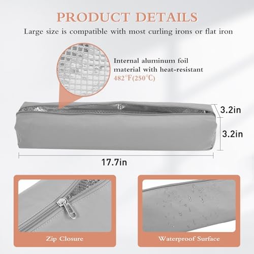 Suafrnut Professional Heat Resistant Hot Hair Tools Organizer Bag - Image 3
