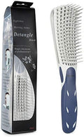 BESTOOL Detangling Brush for Curly and Natural Black Hair, Afro 3/4abc Texture, Faster and Easier Detangling of Wet or Dry Hair with No Pain (Blue) by BESTOOL