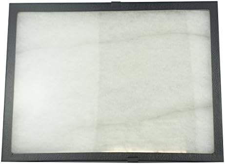 SE 16"x12"x2" Inch Glass Top Riker Display Box with Metal Clips - Deep Case for Jewelry, Gems, Stones, Coins, Stamps, Butterflies - Secure Closure, Polyester Filled - Image 4