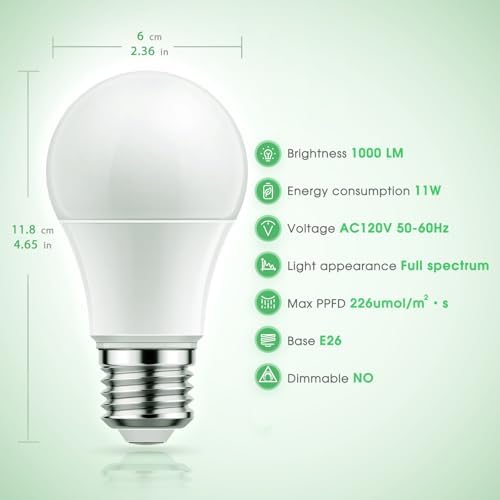 Grow Light Bulbs, Full Spectrum Grow Light Bulb, LED Grow Light - Image 5