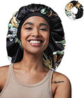 Long Night Caps for Sleeping Natural Hair Bonnet for Black Women by Awefeel