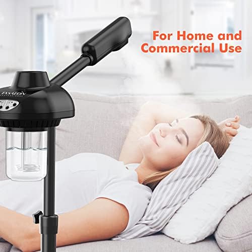 TASALON Wheeled Professional Facial Steamer, Black - Image 6