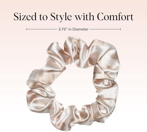 Kitsch Satin Scrunchies for Women | For All Hair Types - Assorted, 5pcs - Image 2