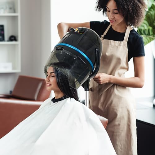 LEMY Professional Hooded Hair Dryer 1300W,Salon Hair Dryer with Adjustable Timer and 3 Heat Speed Settings, Rolling Stand with Wheels for Commercial Salon Use - Image 2