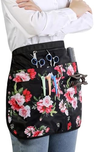 Waterproof and Bleach-proof Hair Stylist Apron with 7 Pockets for Men Women - Image 2
