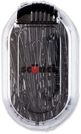 Scunci Hair Bobby Pins with Case, Black, 80-Pieces by SCUNCI+