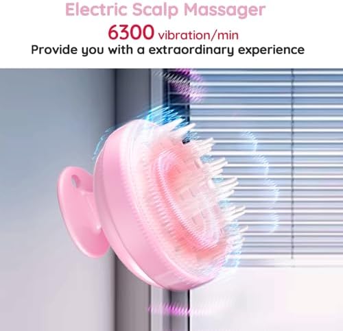 Scalp Massager Electric Hair Growth Scrubber for Dandruff Removal - Image 6