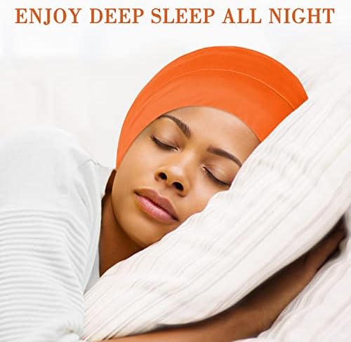 Fittia Satin Lined Sleep Bonnet, Adjustable Non-Slip Cap For Locs, Medium - Image 3