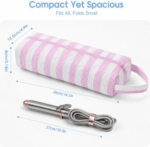 Quilted Hair Tools Travel Case for Dyson Airwrap and Styling Tools - Image 2