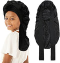 AWAYTR Kids Bonnets for Girls - Satin Long Hair Braid Bonnet for Sleeping by AWAYTR