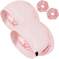 Satin Bonnets for Sleeping Adjustable Silk Lined Bonnet Sleep Cap Hair Wrap by ROYBENS
