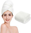 Microfiber Hair Towel Quick Dry Hair Towel Hair Drying Towels Suitable for All Kinds of Hair Ultra Absorbent Long and Thick Hair 20X40inch White (1pcs) by LAOJBABA