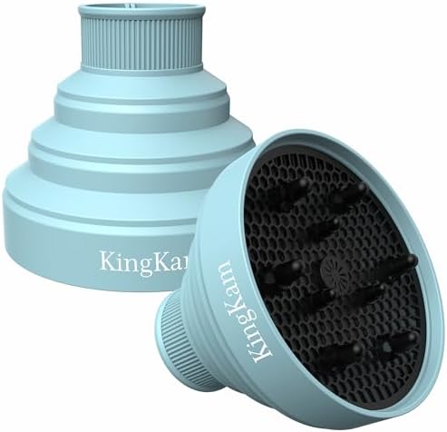 KingKam Collapsible Silicone Hair Diffuser, Fit 1.575-1.968 inch Nozzle by KingKam