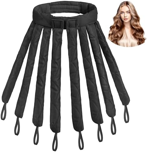 Heatless Curls Overnight Headband for Long Hair Heatless Curler Headband by Yanwenx