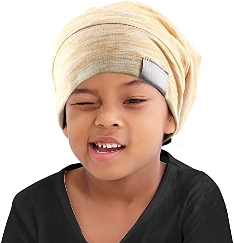Kids Beanie Sleep Hats Bonnet for Child Natural Curly Frizzy Hair - Image 6