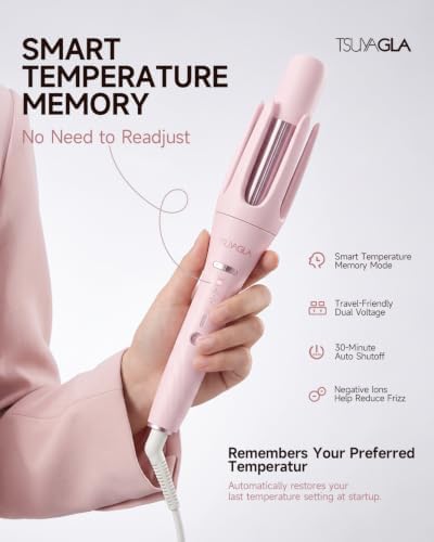 TSUYAGLA 3 in 1 Automatic Curling Iron, Hair Curlers, 1"-1.25"-1.5" Barrels - Image 6