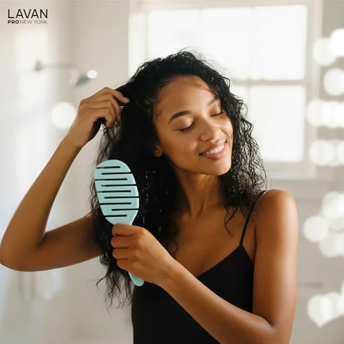 Flex Detangling Hair Brush (Turquoise) - Image 6