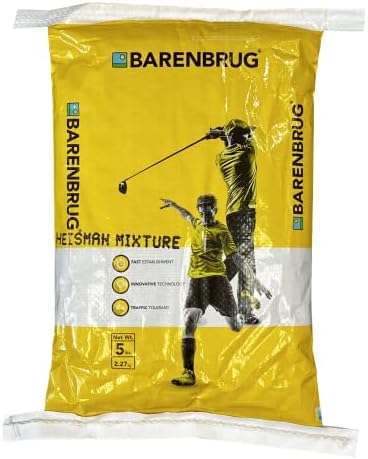 Jacklin Seed by Barenbrug - Heisman Mix | 85% Kentucky Bluegrass, 15% Perennial Ryegrass | Certified Grass Seed (5 lbs (2,000 sq ft)) by Pendelton+Turf+Supply