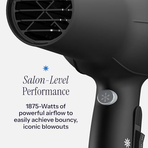 Hot Tools Pro Artist 1875 Watt Turbo Ionic Salon Hair Dryer, Black - Image 2