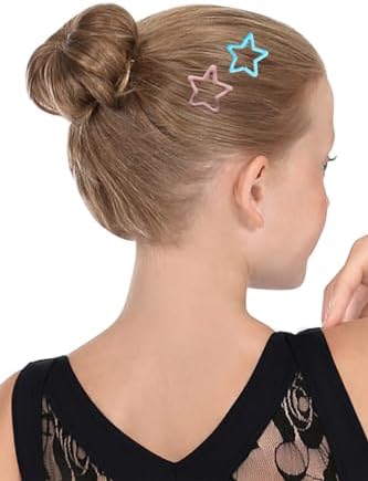 Snap Hair clips hair style accessories kits for girl women ballet dance U shaped hair pins Bobby clips,42pcs (Brown, 2 inch kit) - Image 5