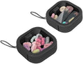 Hair Tie Organizer, Small Portable Hair Accessories Storage Can Be Stackable Or Hung On The Wall, Small Items Holder Hair Tie Organizer for Jewelry Hair Stuff Hair Clip Cotton Swab by Chfory