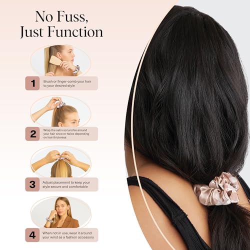 Kitsch Leopard Prints Satin Scrunchies for Women - 5pcs - Image 6