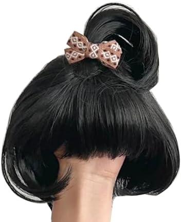 Girls Hair Wig Fashionable Hair Accessory for Girls Cosplay Wig Headdress Synthetic Short/Curly Hairpiece Girl Cosplay Hat by Unknown