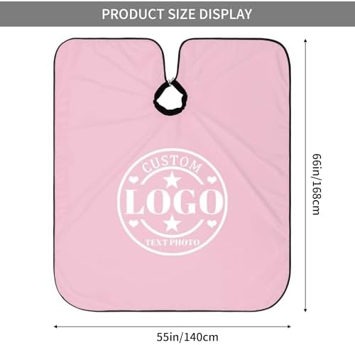 Custom Barber Cape Customized Haircut Capes Logo Text Photo Salon Hairdressing Apron for Home and Barbershop - Image 5
