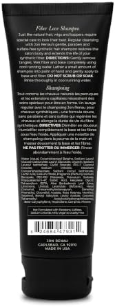 Jon Renau Synthetic Wig Shampoo for Gentle Cleaning, Sulfate Free, 2.5 oz, clear - Image 6