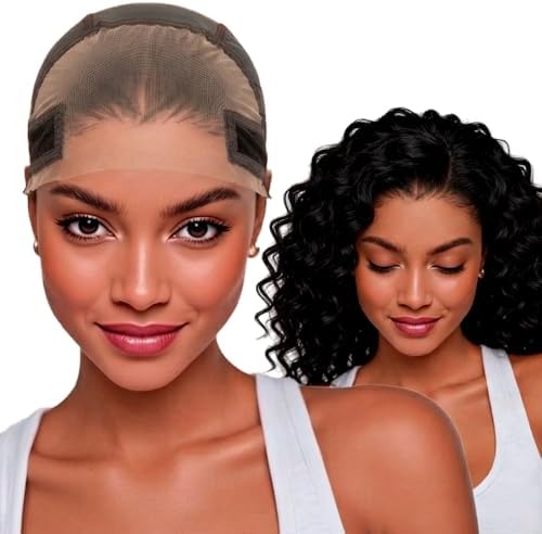 HD Lace Grip Cap Lace-MAX Adjustable Band Secure Glueless Wig Cap by JKIBOO