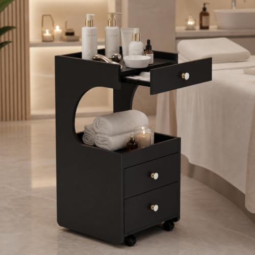 Salon Trolley Cart, Esthetician Cart for Beauty Salon Spa Barbershop by TTGIEET