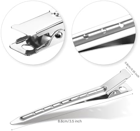 40PCS Metal Duck Bill Hair Clips for Women Alligator Curl Clips for Styling - Image 2