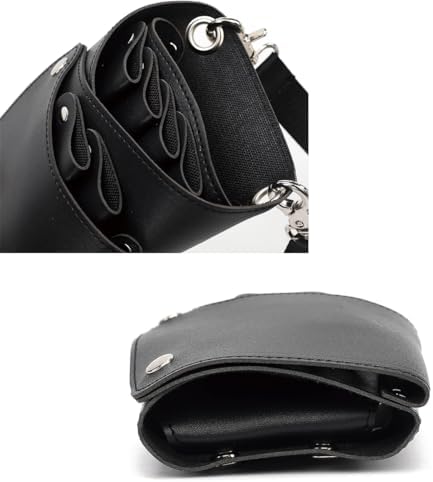 Scissor Bag, faux Leather Salon Barber Professional Scissors Holster - Image 5