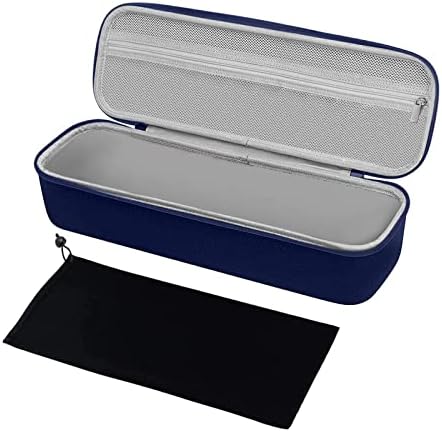 MOSISO Hard Travel Case Storage Bag Compatible with Revlon One-Step Hair Dryer Brush 1.0 & Plus 2.0, EVA Carrying Case Cover Protective Hard Shell Sleeve with Hot Air Brush Pouch, Navy Blue by MOSISO