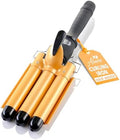Alure Three Barrel Curling Iron Wand, 1 Inch Ceramic Tourmaline Hair Waver by AlureXAsaniHairProducts