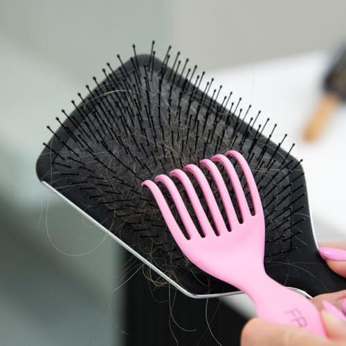 FRAMAR Premium Hair Brush Cleaner Tool, Hairbrush Cleaner Tool – Pink - Image 6