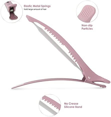 AIMIKE Morandi Hair Clips for Styling Sectioning, Duck Bill Clips for Women - Image 2