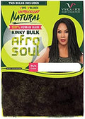 Vivica A Fox Hair Collection HKBK16-N 100% Unprocessed Natural Human Hair Afro Curl Kinky Bulk Extension, Natural, 5.8 Ounce by VivicaAFoxHairCollection