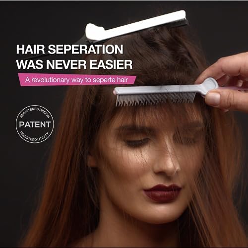 ColorBow Teasing Clip Comb (5 Pack), Coloring Styling Tools - Hairstylist Must Haves for Highlights balayage board Companion Ombré Trimming & Cutting - Flat Iron Comb Attachment Clip on - Image 5