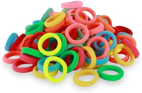 Baby Hair Ties, Elastic Hair Bands for Girls Kids, Toddler Ponytail Holders - Image 4