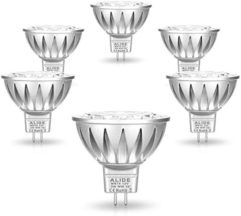 ALIDE 12V Low Voltage MR16 GU5.3 LED Bulbs 3W,Replace 20W 30W 35W Halogen by ALIDE