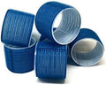 6 Pack Super Jumbo Self Grip Hair Rollers Pro Salon Hairdressing - Big Curlers Create Volume For Long Hair (Blue) by THE+UM24