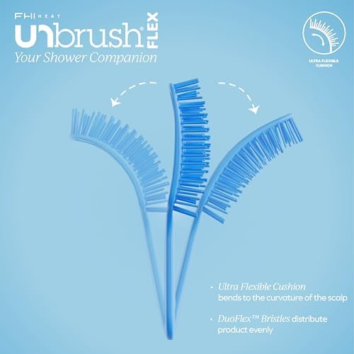 FHI Heat UNbrush Flex Detangling Brush - Ultra Flexible Hairbrush - Image 3