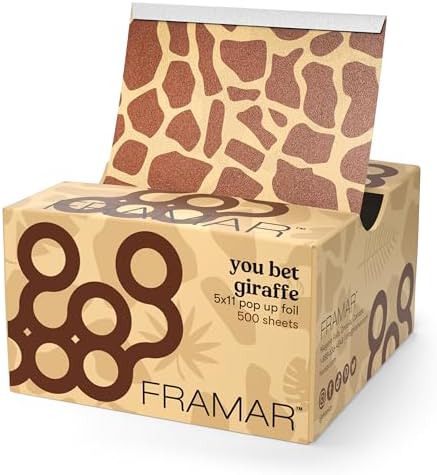 Framar Giraffe Hair Foils For Highlighting, Pop Up Hair Foil by FRAMAR