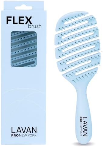 Flex Detangling Hair Brush (BABY BLUE) by Unknown
