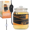 5''x19'' Kombucha Heating Wrap with Digital Thermostat, Adjustable Fermentation Heater Belt for 1Gallon Jars & Carboys, Precise Temperature Control Heated Pad for Beer, Wine & Mead Brewing by Unknown