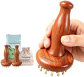 Meridian Massage Brush for Belly, 29 Teeth H62 Brass Massage Tool, Belly Massage Brush for Body and Scalp, Chinese SPA Gua Sha Tool for Body (2PCS) 黄铜经络刷 经络刷 by CraftedforYourComfort