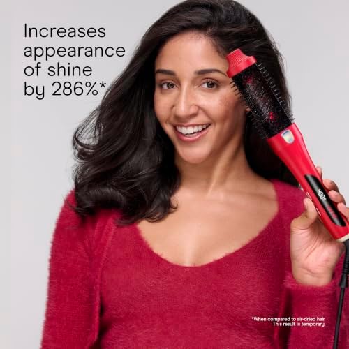 Conair InfinitiPRO Infrared Thermal Brush, Dry-Hair Styling, 1.5”, Berry - Image 5