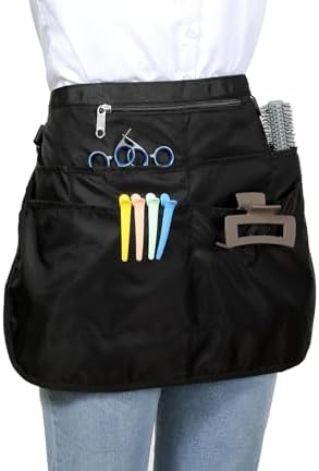 Waterproof and Bleach-proof Hair Stylist Apron with 7 Pockets for Men Women - Image 2