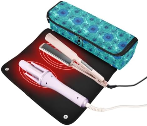 Yuiboo Hot Hair Tool Storage Bag with Heat Resistant Mat - Image 2